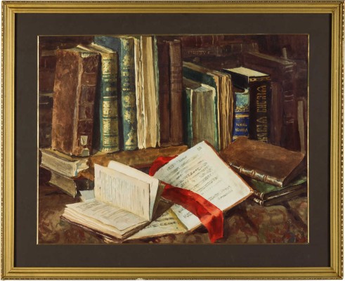 Андрияка Сергей Николаевич. Натюрморт с книгами